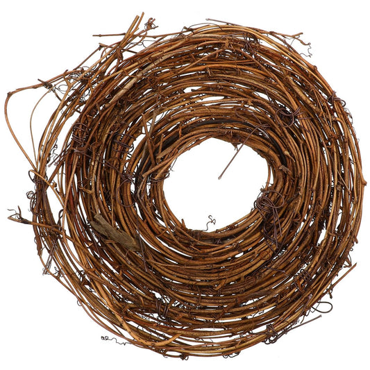 Natural Grapevine Twig Garland, 15ft Rustic Grapevine Wreath Vines for DIY Crafts, Wedding Arch, Farmhouse Wall Decor, Front Door & Garden Garland (15ft)