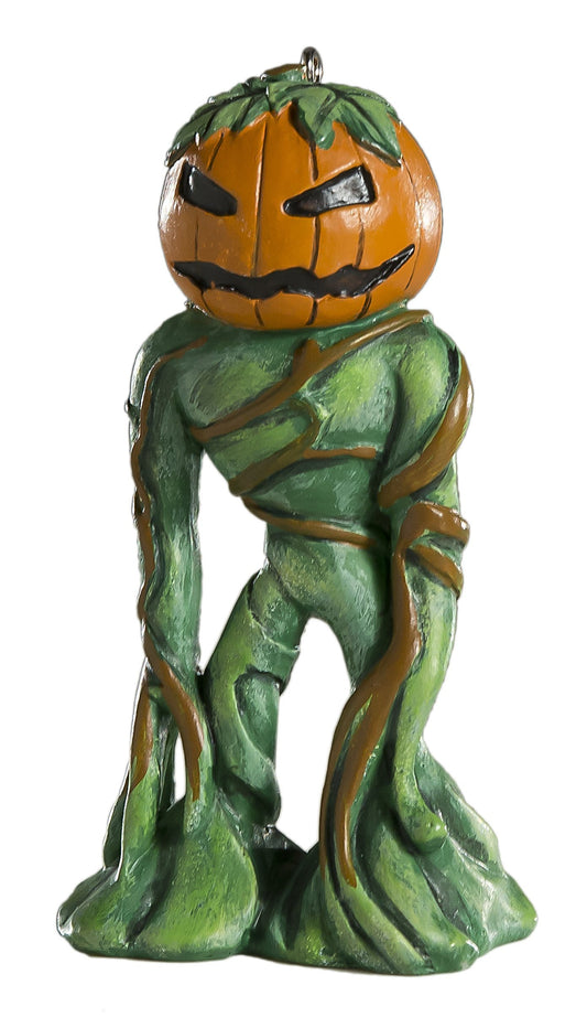 Pumpkin Man Horror Ornament - Scary Prop and Decoration for Halloween, Christmas, Parties and Events - by HorrorNaments