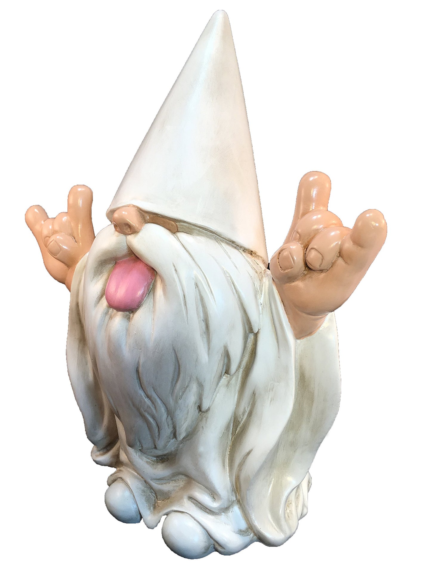 GlitZGlam Rocker Gnome 'George' This Gnome Will Rock Your Fairy Garden and Garden Gnomes 10 Inches Tall