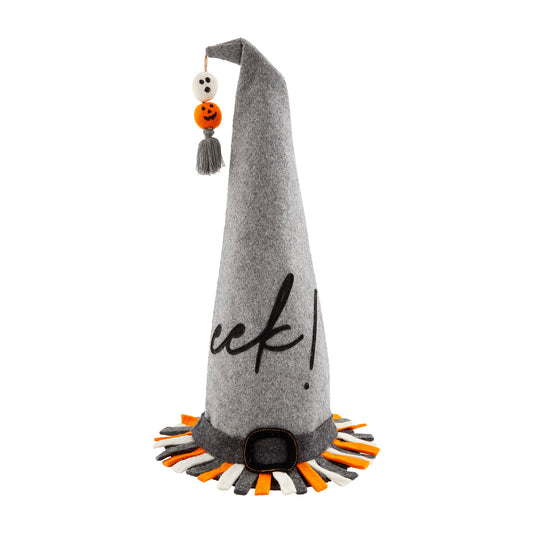 Mud Pie Felt Witch Hat Sitter, Eek, 14" x 19"