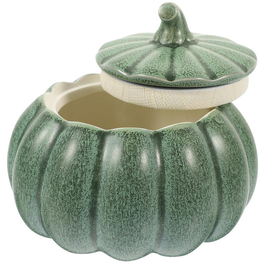 Hemoton Ceramic Pumpkin Soup Bowl with Lid 5Oz Pumpkin Shaped Serving Bowl for Soup Stews and Desserts Candy Color Porcelain for Halloween Thanksgiving