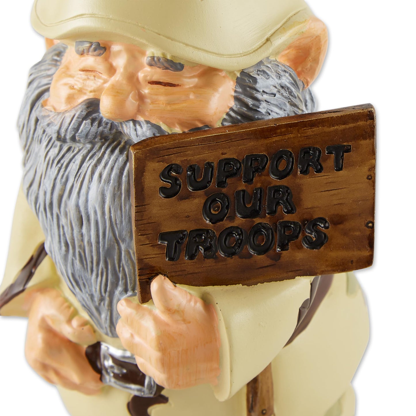 Accent Plus Support Our Troops Gnome Patriotic USA Garden Outdoor Statue