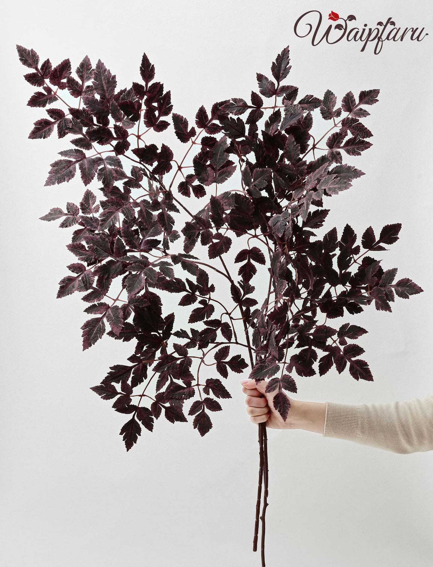 Waipfaru Fall Stems for Vases, 3 Pcs 36" Artificial Cimicifuga Stems