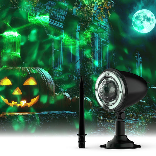 Halloween Laser Projector Lights,Syslux Outdoor Projector Light,21 Colors Ocean Ripple Projection with Remote Control for Christmas Thanksgiving Indoor Wedding Garden Party Holiday Decorations