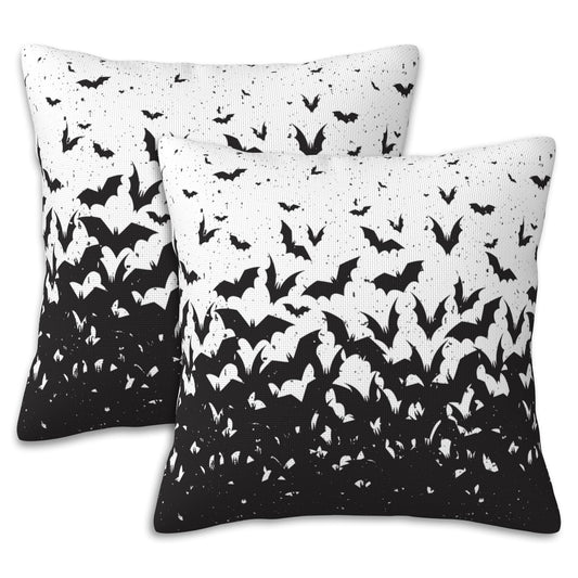 Naqiuli Throw Pillow Covers Small Scattered Flower Pillow Covers 16x16 Inch Set of 2 Throw Pillows Decorative Pillow Cases Cushion Covers for Bedroom Livingroom Sofa Farm House