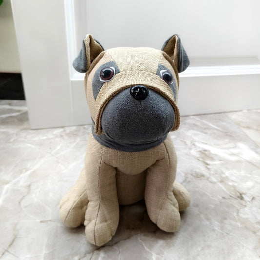 Animal Interior Door Stopper Doorstops Book Stopper Wall Protectors Anti Collision Decorative Dog (Beige and Grey)