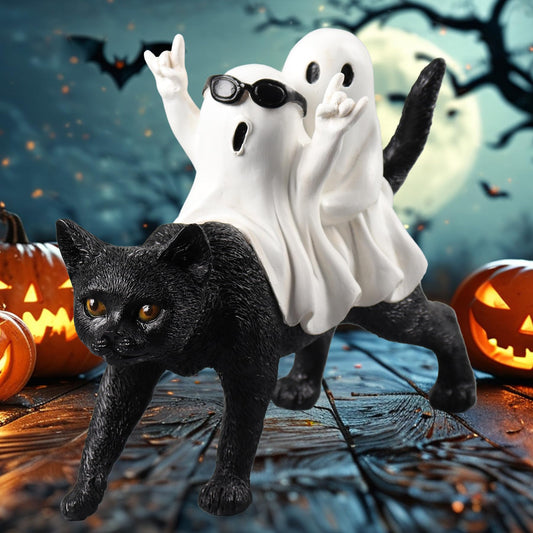 PAJH Halloween Decorations Indoor Ghost Gifts, Rock n Roll Ghost