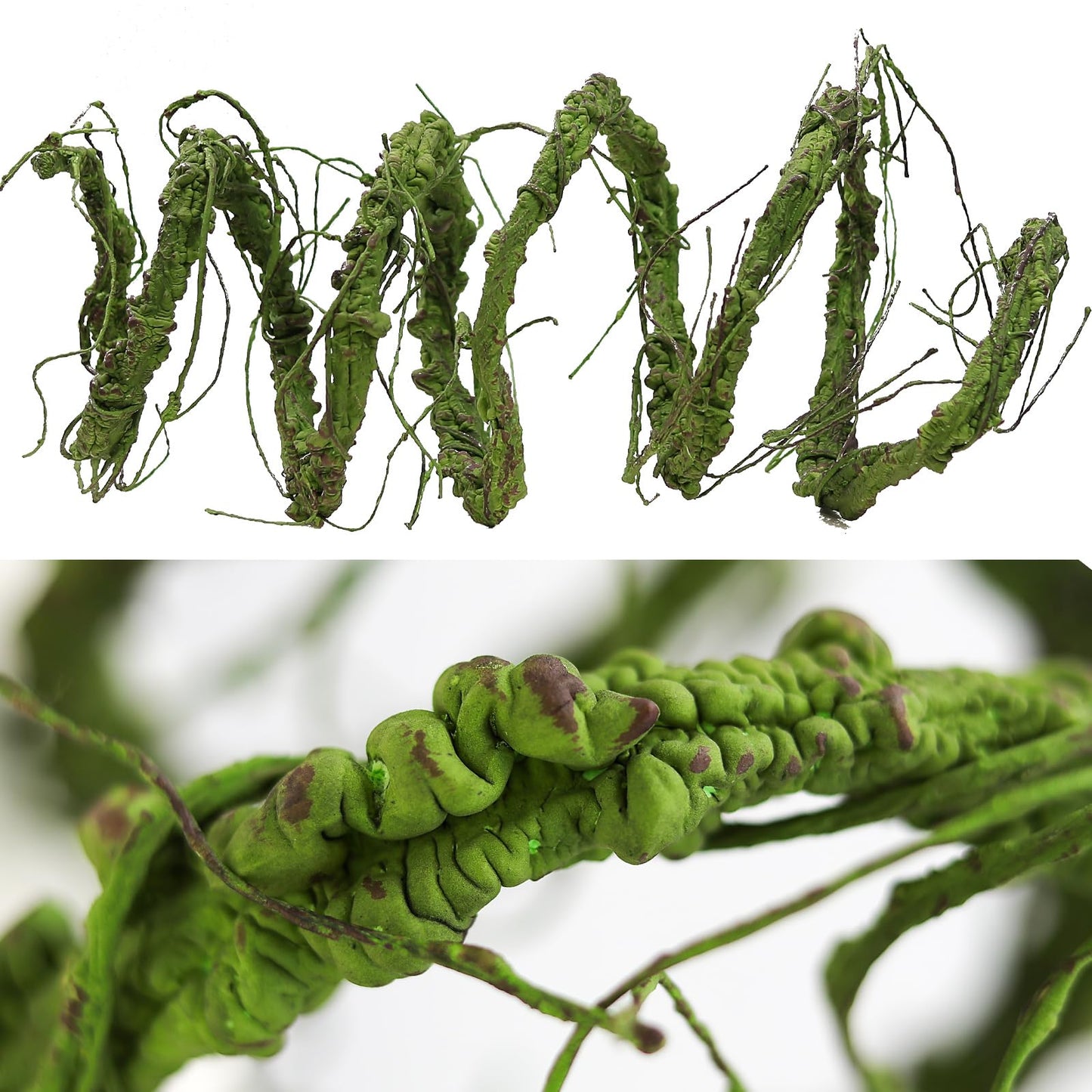CONGZHANHH 118 inch Big Artificial Green Tree Branches Ivy Grapevine Garland Fake Tree Trunk Wall Door Hanging Plants Twigs Moss for Garden Home Wedding Outdoor Jungle Leaves Room Decoration