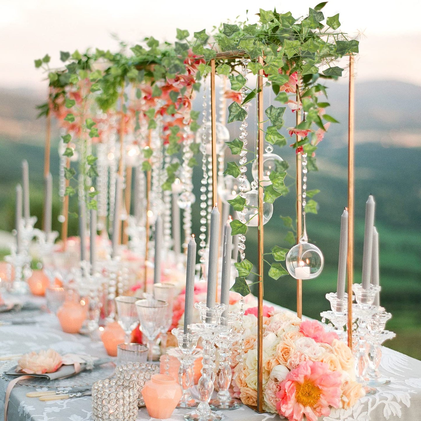 24 Pack Fake Ivy Leaves Artificial Ivy Garland Greenery Garlands Hanging Plant Vine for Wedding Wall Party Room Astethic Stuff Decor