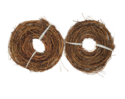 DIY Crafts Natural Grapevine Twig Garland Wreaths Decor 15-Feet for Wedding House Holiday Door Wall Decor (2PCS Green)