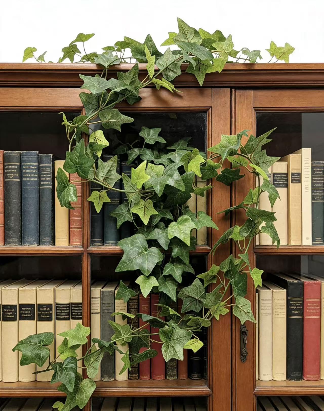 dayuleaf 3 Strands Artificial Vines Ivy Garland 6ft Fake Vine with Silk Green Leaves Faux Hanging Plants Greenery Decoration for Outdoors Party Wedding Indoor Mantle Bedroom Home Decor (Ivy)
