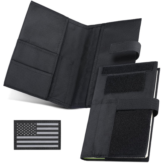 LIVANS Book Cover for 5.5 x 8 in Military Log Book, with Hardcover Notebook