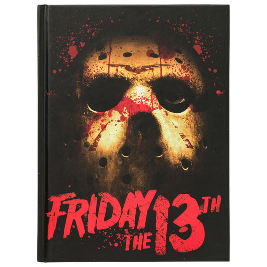 Silver Buffalo Friday the 13th Hard Cover Journal Featuring Jason Voorhees’s Mask, 6" x 8"