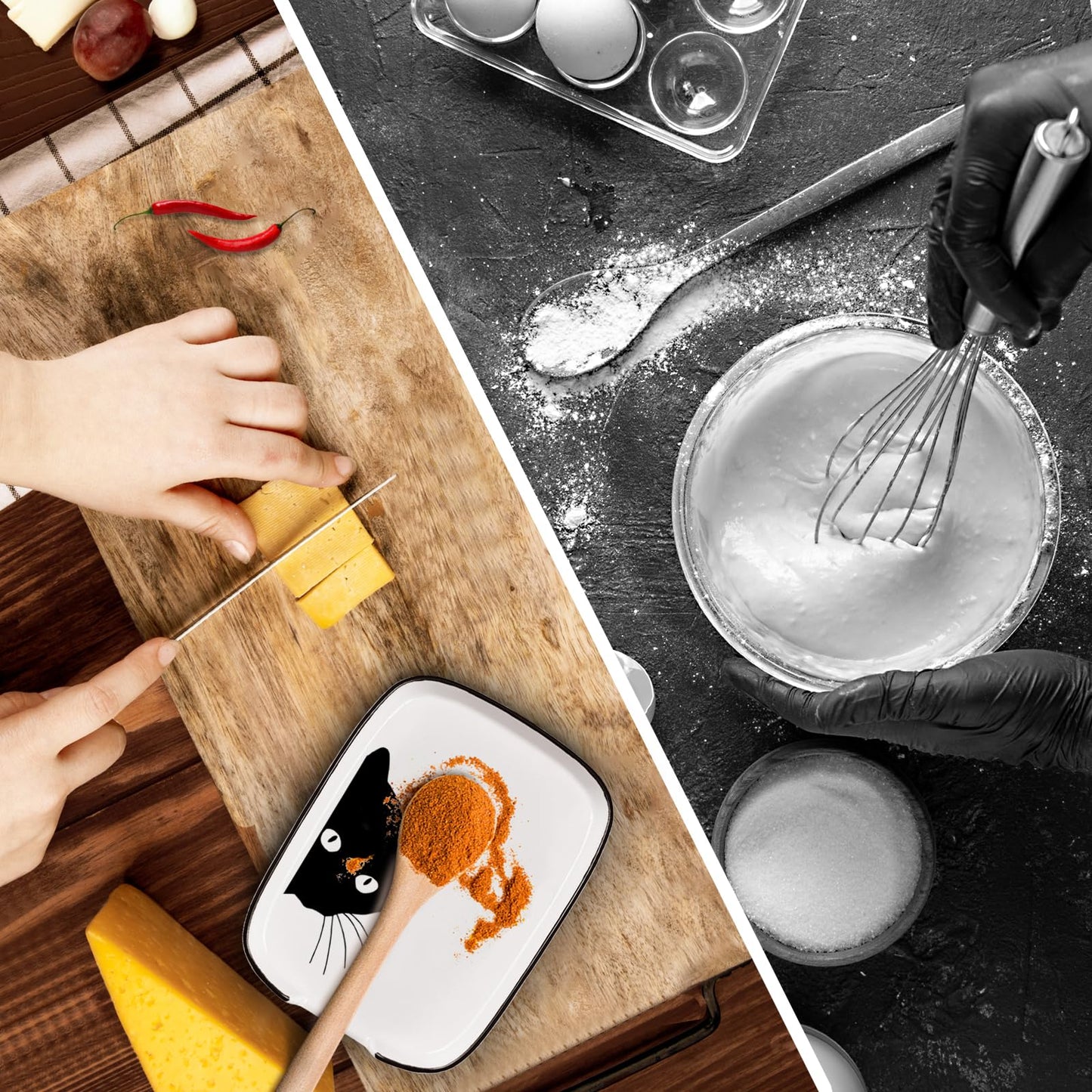 Funny Large Spoon Holder Ceramic Spoon Rest for Stove Top, Farmhouse White Spoon Rest for Chef, Women, Mom, Friend Kitchen Gift, Heat-Resistant Cooking Utensil Rest (Hi..)