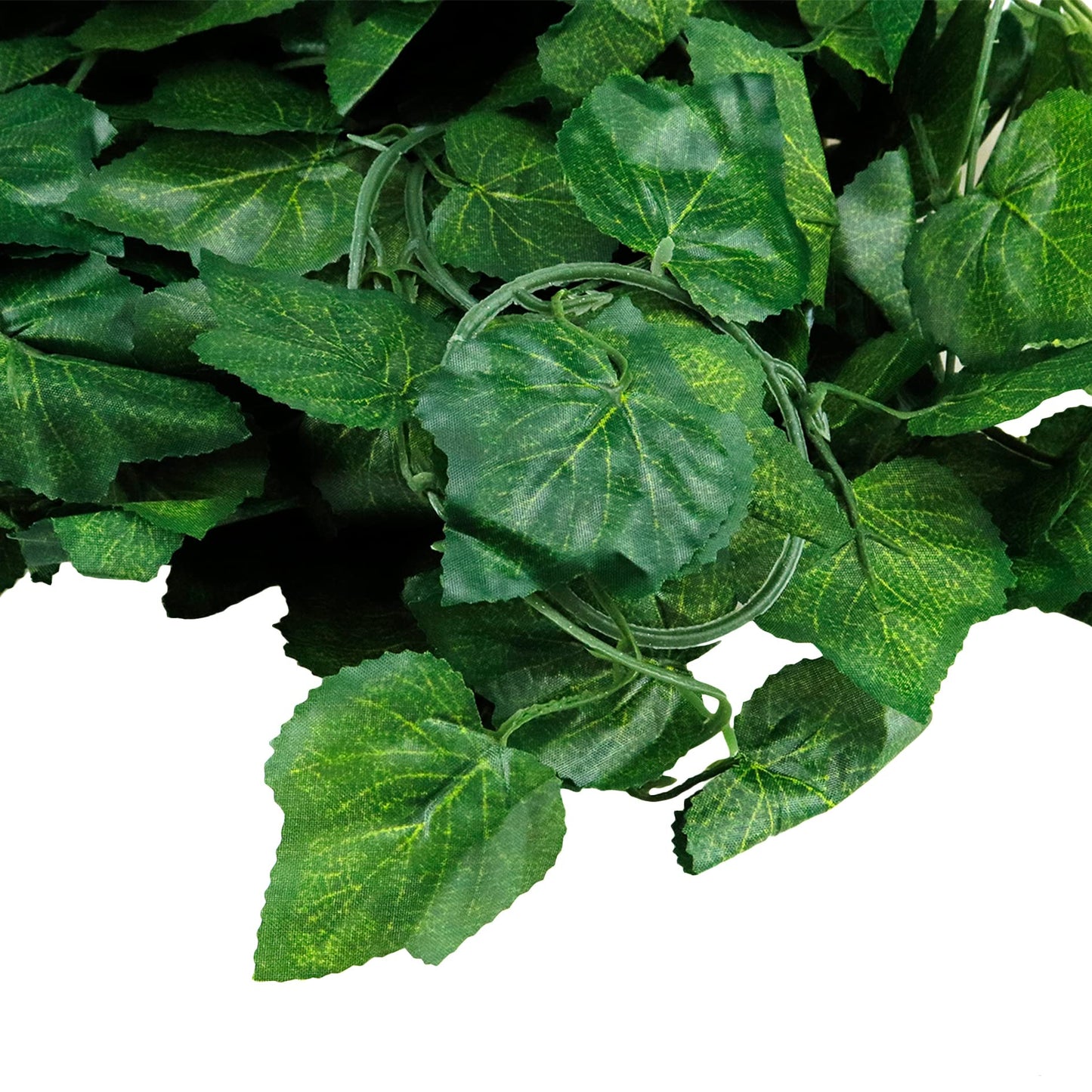 Tighall 5PCS 38 Feet Artificial Grape Leaf Garland Fall Vines Plants Faux Greenery Decor Fake Hanging Plant for Bedroom Wall Wedding Indoor Outdoor Decoration