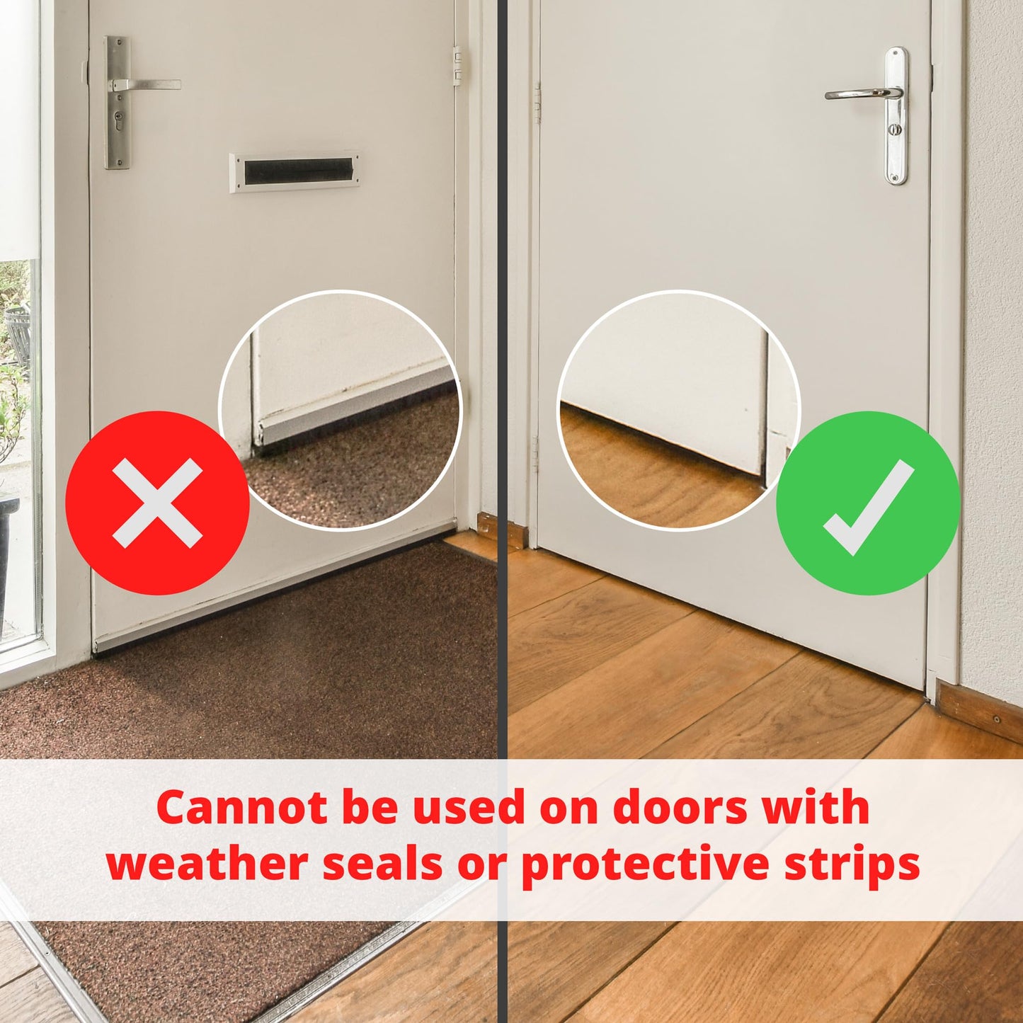 DoorJammer Portable Door Lock Brace for Home Security and Personal Protection | Hotel Room, Apartment Safety, Travel Door Stopper | Easy Installation, Compact Design