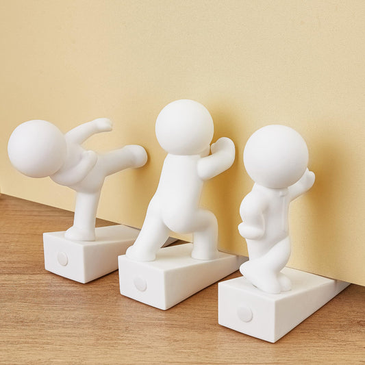 Omoojee Cute Door Stopper, 3 Pcs, Decorative Door Wedge for Home and Office Floor, Decoration Doorstop(Patented)