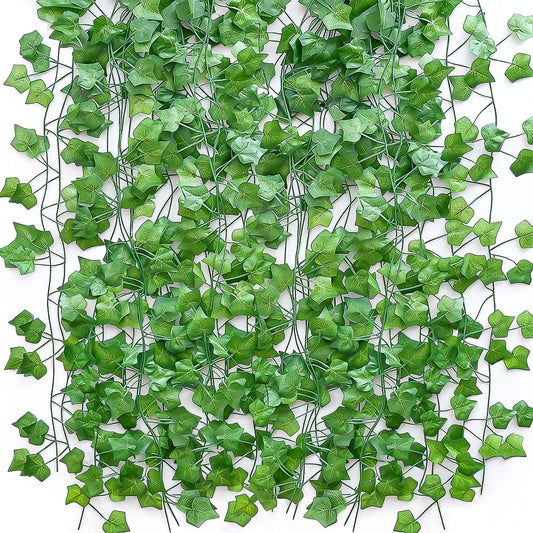 GreeneryVine 36 Pack Fake Greenery Hanging Garland, 270 Feet Fake Vines Leaves, Artificial Ivy Leaf Plants, Flowers Foliage for Bedroom Garden Decor