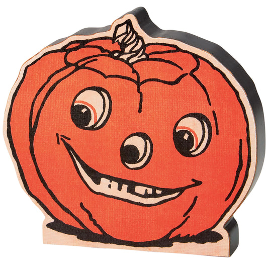 Primitives by Kathy Halloween Pumpkin Chunky Sitter