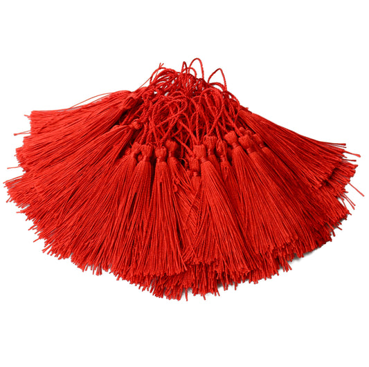 Aokbean 30 pcs Skeleton Keys 100 pcs Tassel for Diy Crafts