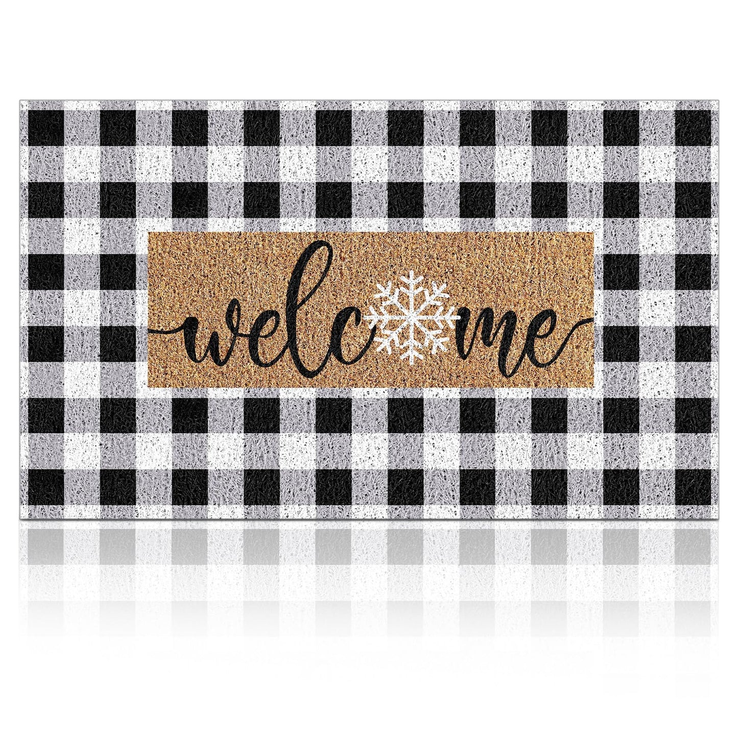 Teenyyou Day of The Dead Doormat Sugar Skull Marigolds Dia de Los Muertos Mat Skull Welcome Imitation Coir Doormat Mexican Front Door Mat with Anti-Slip Back for Halloween Door Entrance, 24 x 16 Inch